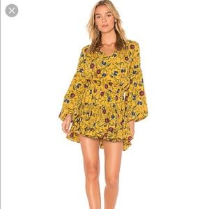 Misa Los Angeles Violet Dress in Marigold sz M